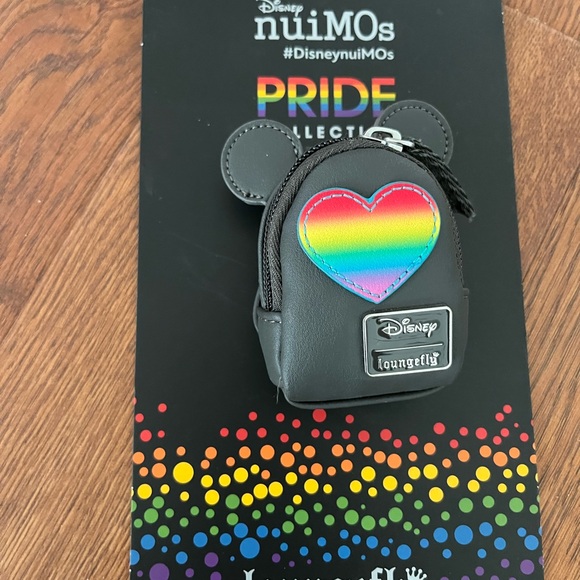 New 2022 Disney Parks Loungefly  Mickey Rainbow Pride Backpack for NuiMOs Plush